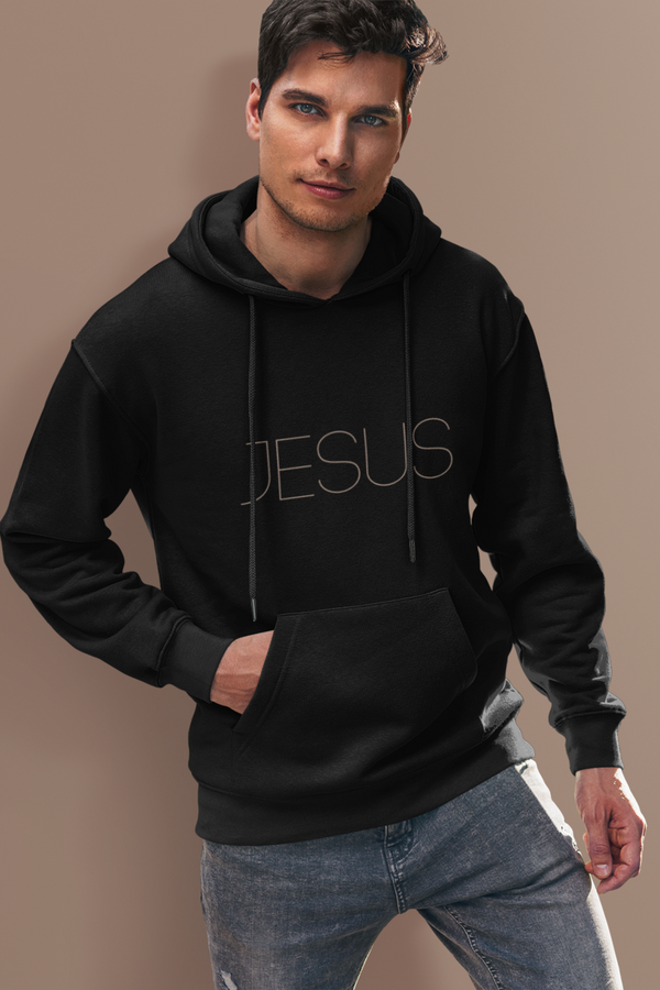 JESUS HOODIE-BLACK