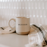 Blessed Stoneware Coffee Mug