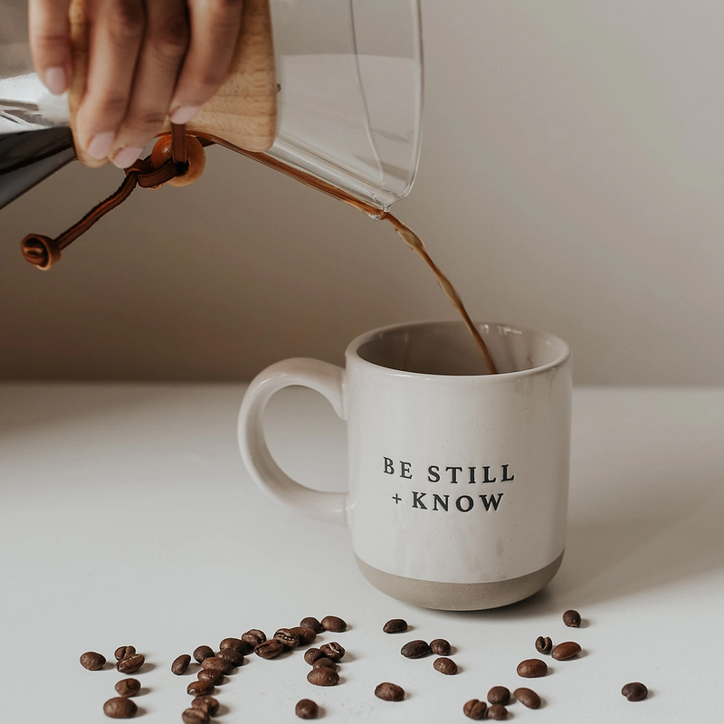 Be Still + Know Coffee Mug