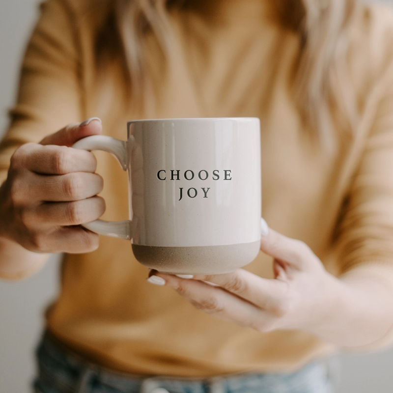 Choose Joy Stoneware Coffee