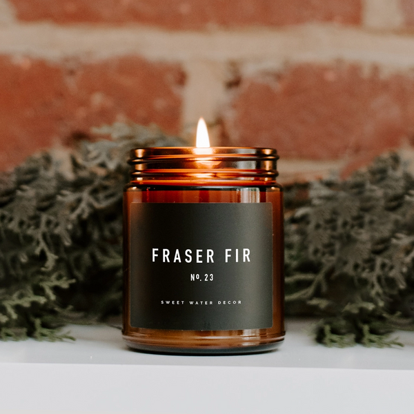 Fraser Fir Soy Candle | Amber Jar Candle