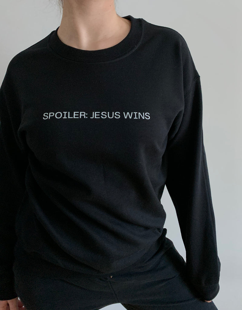 SPOILER:JESUS WINS SWEATER